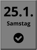 25.1. Samstag 
