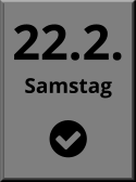 22.2. Samstag  